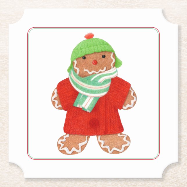 WOOLIE GINGERBREAD Ticket Paper Untersetzer (Vorderseite)