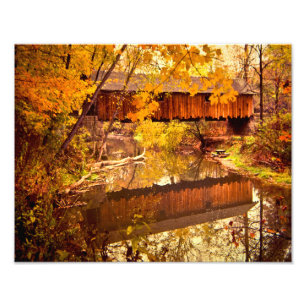 Woolslayer überdachte Brücke Fotodruck