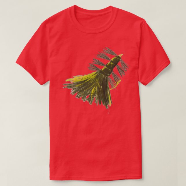 Wooly Bugger Fly T-Shirt (Design vorne)