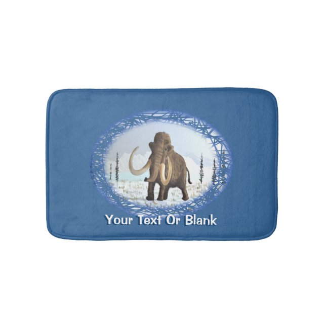 Wooly Mammoth Badematte (Vorderseite)