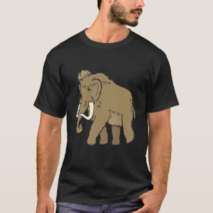 Wooly Mammoth Design T-Shirt