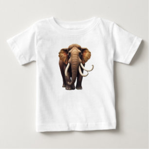 Wooly Mammoth Elephant T - Shirt Design