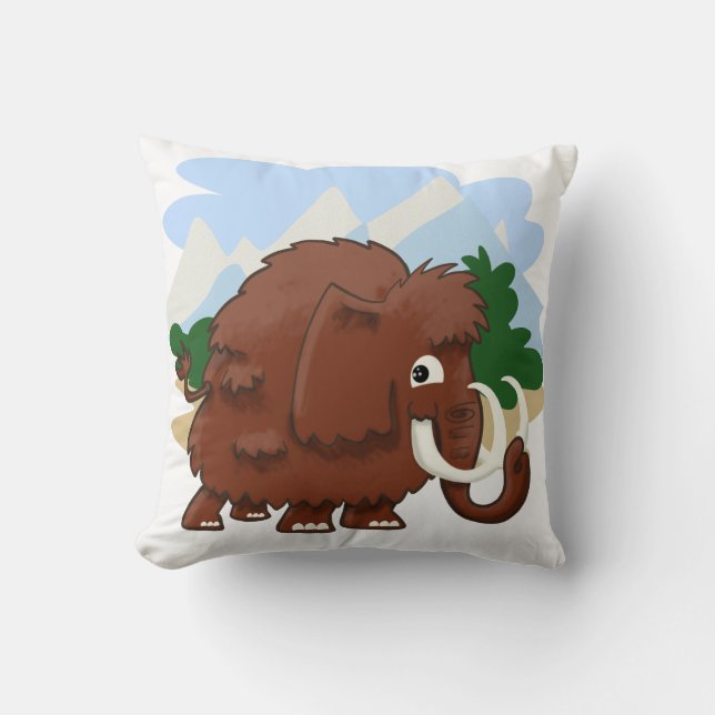 Wooly Mammoth Kissen (Vorderseite)