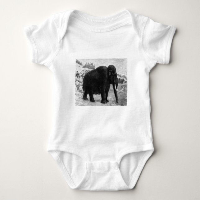 Wooly Mammoth Mod Destiny Baby Strampler (Vorderseite)