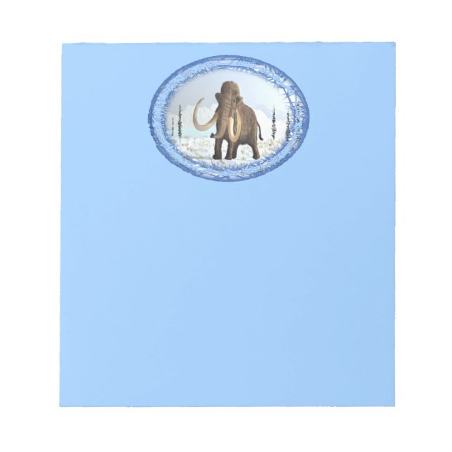 Wooly Mammoth Notizblock (Vorderseite)