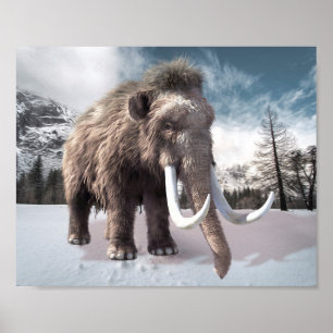 Wooly Mammoth Poster