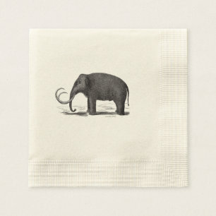 Wooly Mammoth prähistorischer Elephant Serviette