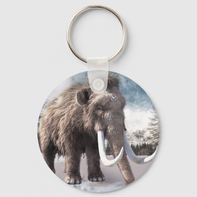 Wooly Mammoth Schlüsselanhänger (Vorderseite)