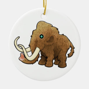 Wooly Mammut Keramikornament