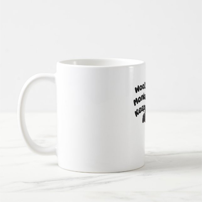 Wooly Monkey Keeper Kaffeetasse (Links)