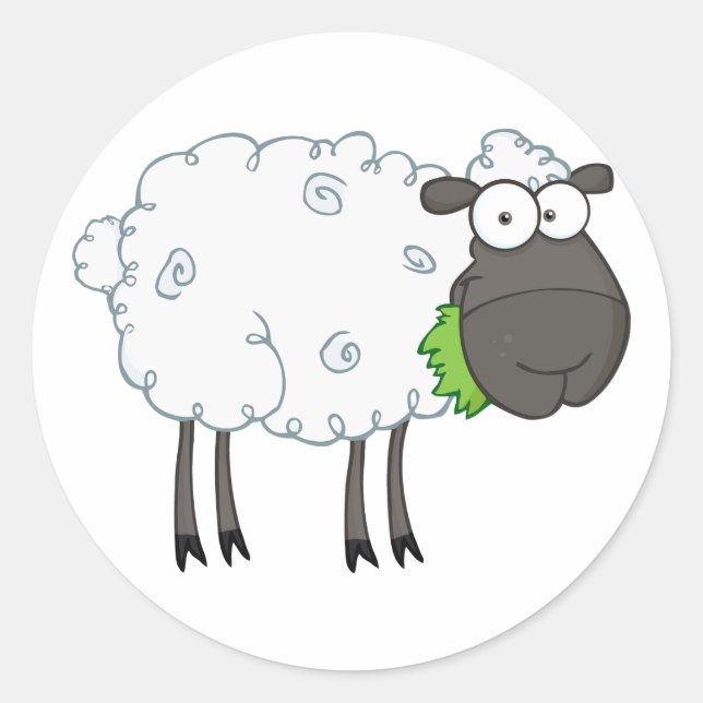 Wooly Sheep Stickers (Vorderseite)