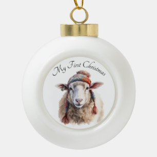 Wooly Wonderland, Brauch Keramik Kugel-Ornament