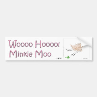 Wooo Hooo Minkie MOO Autoaufkleber