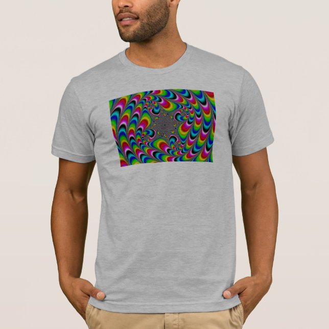 Woooo Mandelbrot Fraktal T-Shirt (Vorderseite)