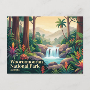 Wooroonooran Nationalpark, Queensland, Australien Postkarte