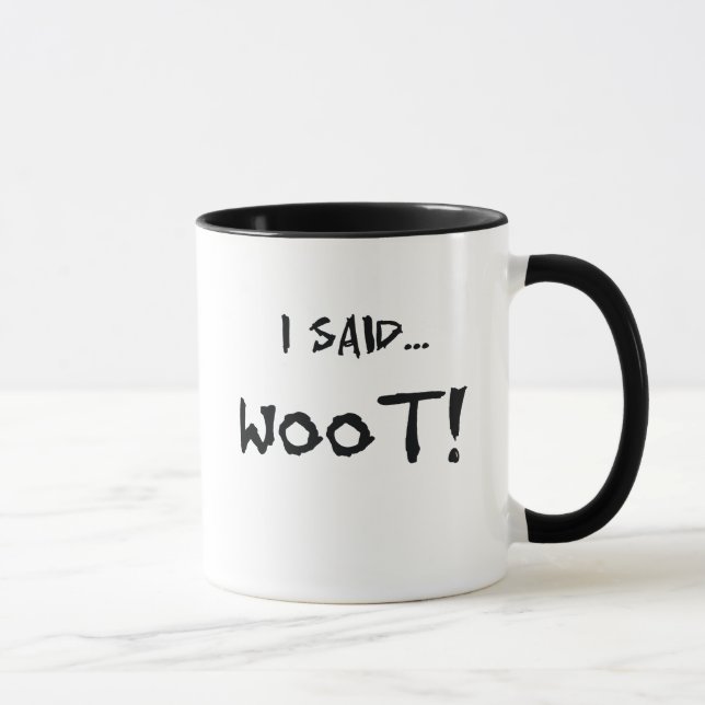 Woot - binär verschlüsselte Tasse (Rechts)