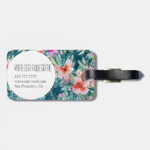 WOOT buntes tropisches BlumenAquarell