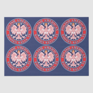 Wooten Wells Texas Polnischer Adler Seidenpapier