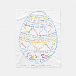 Wor(l)d Ostereier Fleece Blanken