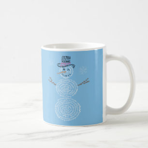 Wor(l)d Snowman Mug