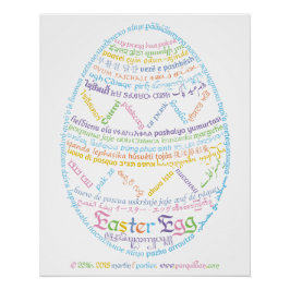 Wor(l) Ostereier-Poster Poster