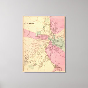 Worcester 2 leinwanddruck