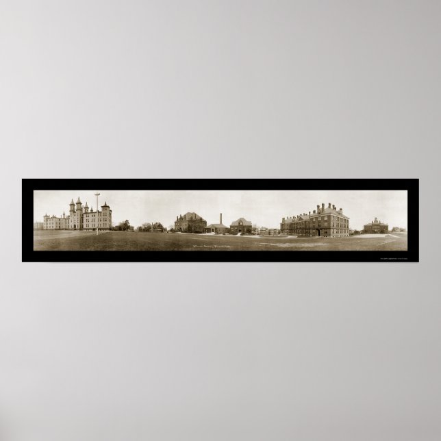 Worcester Academy MA Foto 1910 Poster (Vorne)