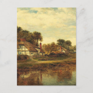 Worcester Cottages von Leader Benjamin Williams Postkarte