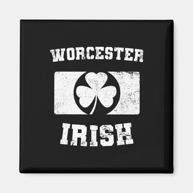 Worcester Irish Design St. Patrick's Day Parade Wo Magnet (Vorne)