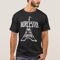 Worcester Paris du T-shirt classique des années 80