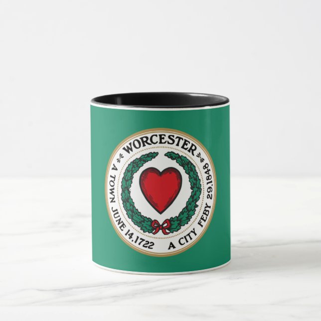 Worcester Stadtflagge Tasse (Zentrum)