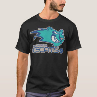 Worchester Ice Cats Retro Defunktional Ice Hockey  T-Shirt
