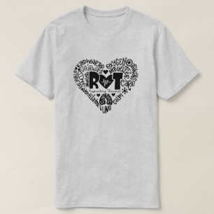 Word Art Atmungstherapie  T-Shirt