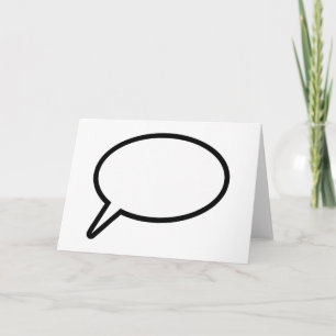 Word Balloon Karte