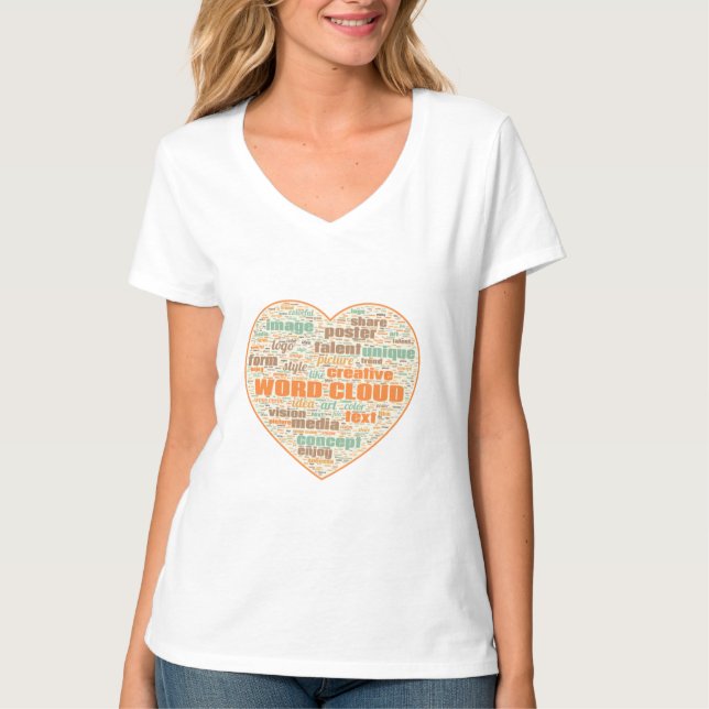 Word Cloud T - Shirt (Vorderseite)