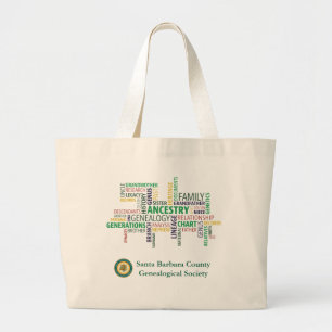 Word Cloud Tote Bag Jumbo Stoffbeutel