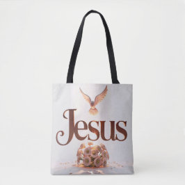 Word Jésus sacs fourre-tout chrétien