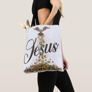Word Jésus sacs fourre-tout chrétien