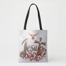 Word Jésus sacs fourre-tout chrétien