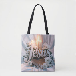 Word Jésus sacs fourre-tout chrétien