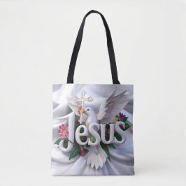 Word Jésus sacs fourre-tout chrétien