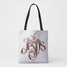 Word Jésus sacs fourre-tout chrétien
