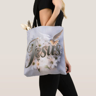 Word Jésus sacs fourre-tout chrétien