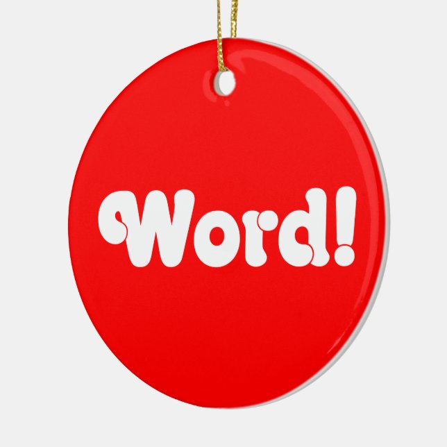 Word! Keramikornament (Links)