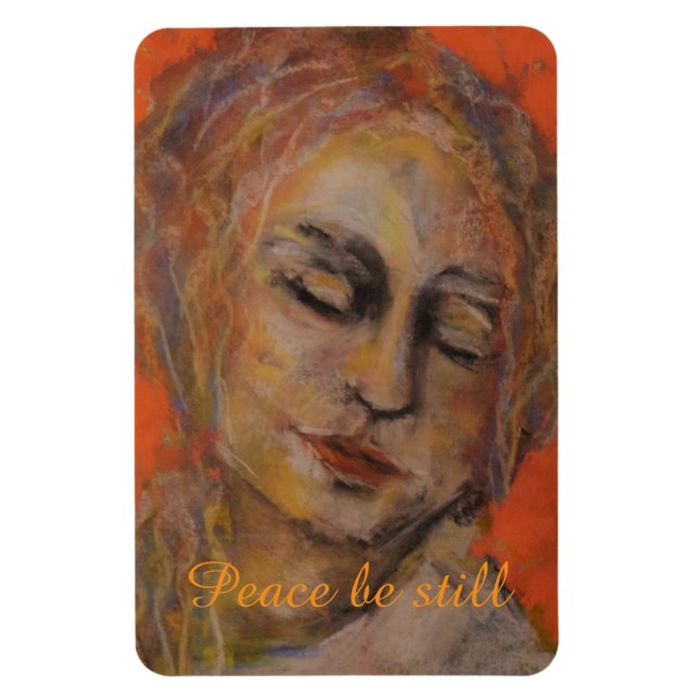 Word of the year: Peace be still Magnet (Vertikal)