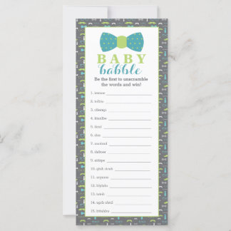 Word Scramble Game, Baby Shower, 25 Pack