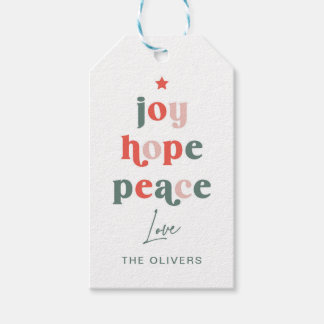 Word-Tree-Geschenk-Tag Geschenkanhänger