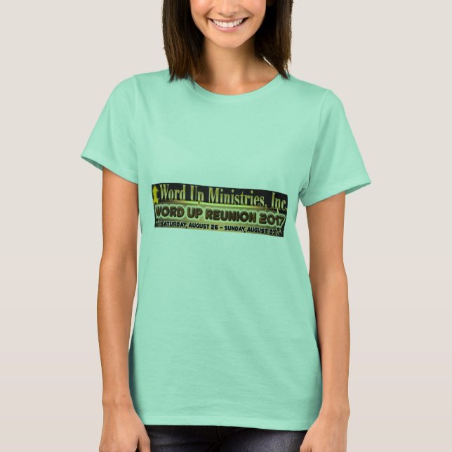 Word Up Wiedersehen 2017 Shirt (Vorderseite)