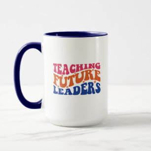Wordart für zukünftige Führungskräfte unterrichten Tasse