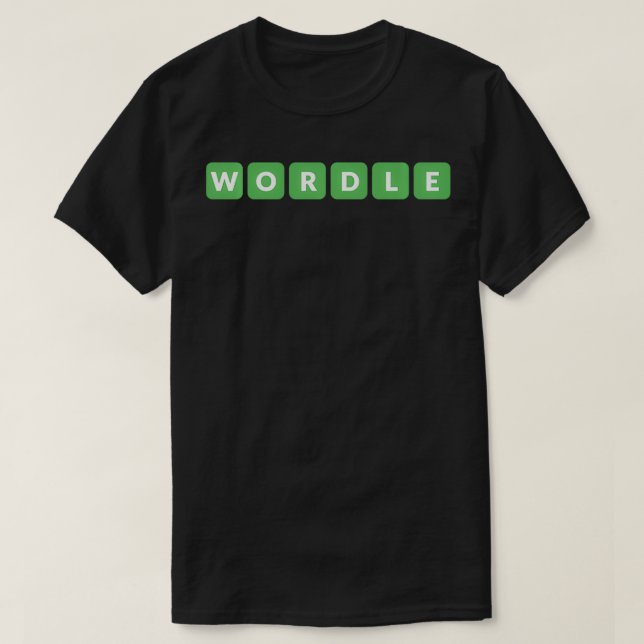 WORDLE Online Word Game - Geschenkpullover T-Shirt (Design vorne)